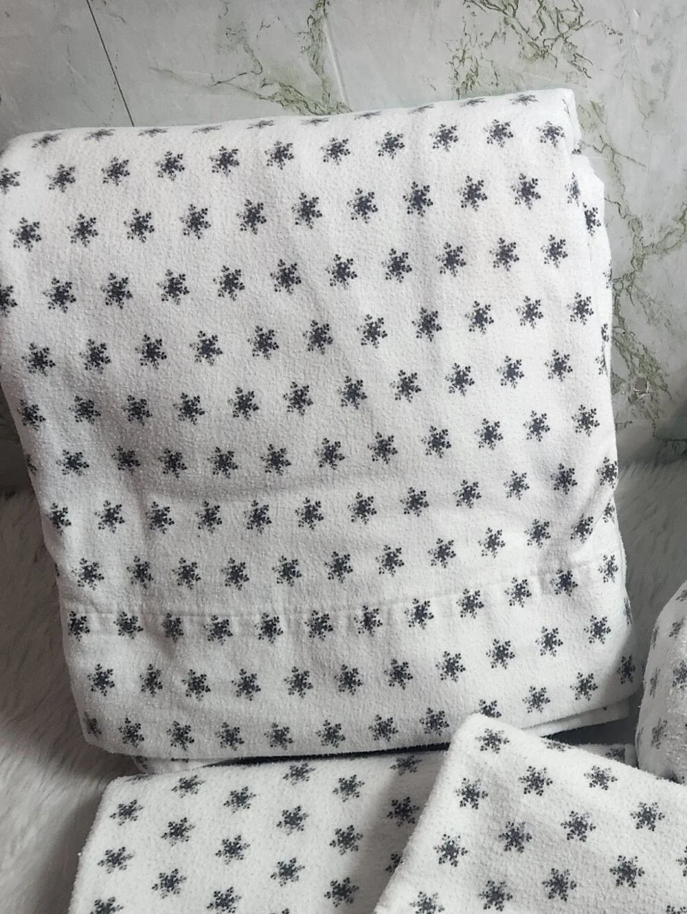 Cuddl Duds Full Size Flannel Sheet Set